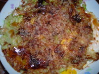 関西風お好み焼き