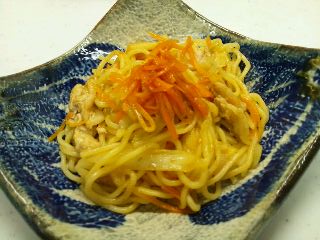県産人参♪焼きそば