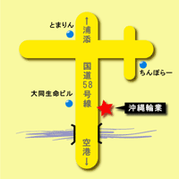 那覇前島店地図