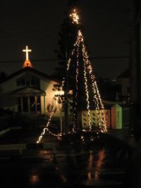 巨大クリスマスツリー 2007/12/19 09:15:52