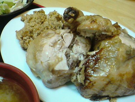 美味しい鳥丸焼き♪
