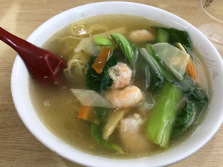 天龍さんで、海老ラーメン! 天龍さんで、海老ラーメン!