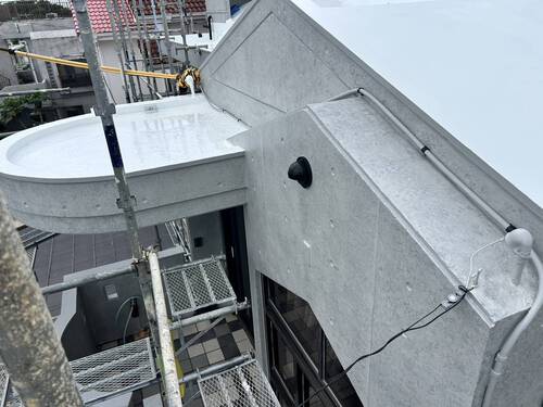 打ち放しコンクリート意匠復元塗装 豊見城市高嶺 A様 打ち放しコンクリート意匠復元塗装 豊見城市高嶺 A様