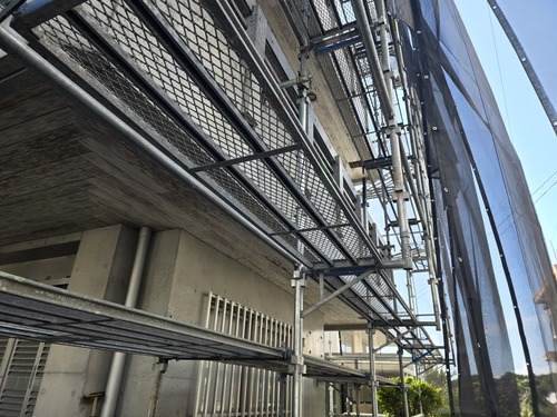 打ち放しコンクリート意匠復元塗装 浦添市経塚 K様 打ち放しコンクリート意匠復元塗装 浦添市経塚 K様