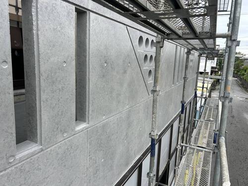 打ち放しコンクリート意匠復元塗装 豊見城市高嶺 A様 打ち放しコンクリート意匠復元塗装 豊見城市高嶺 A様