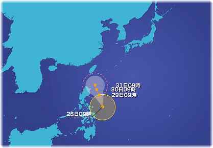 台風と珊瑚
