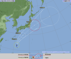 台風2020号、画像をクリックすると気象庁サイトへ飛びます