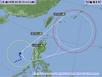 気象庁サイトに