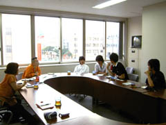 箆柄暦取材中