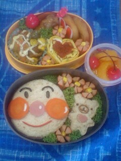 アンパンマン弁当(キャラ弁)