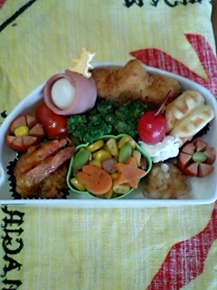 ノンタン弁当(キャラ弁)