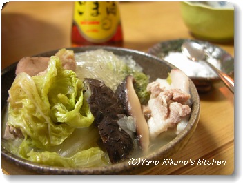 ピェンロー鍋作り方　白菜と豚肉レシピ　白菜料理　白菜レシピ