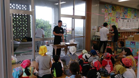 具志頭小学校手打ち沖縄そば教室 具志頭小学校手打ち沖縄そば教室