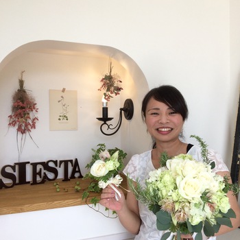 花嫁N様の笑顔の様に、愛らしいブーケ 花嫁N様の笑顔の様に、愛らしいブーケ