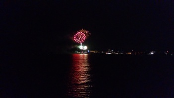 恩納村花火大会♪