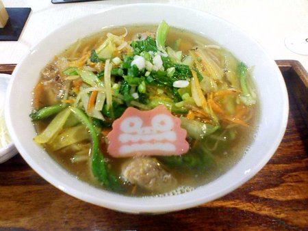 沖縄そば博物館 琉球麺屋シーサー 島野菜そば