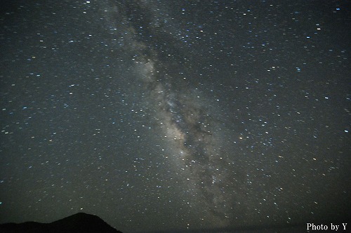 天の川と星空