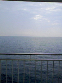 船上より。 2008/09/23 10:06:43