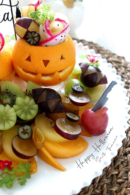 ハロウィンの食卓が盛り上がる!カットフルーツ ハロウィンの食卓が盛り上がる!カットフルーツ