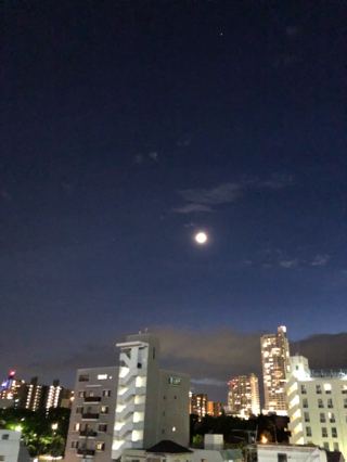 今年最後の満月 今年最後の満月
