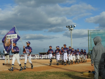 第55回沖縄県南部地区少年野球交流会大会　開会式（H30.1.6）