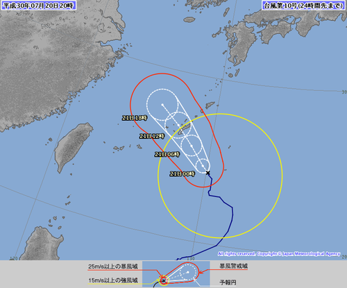 台風前夜 台風前夜