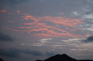 こないだの夕焼け