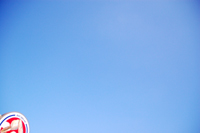 よく晴れた青空