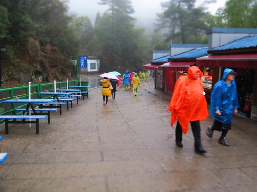 はい、黄山やっぱり雨でした はい、黄山やっぱり雨でした
