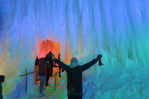 20年以上ぶりの北海道旅④層雲峡温泉 氷瀑まつり 20年以上ぶりの北海道旅④層雲峡温泉 氷瀑まつり