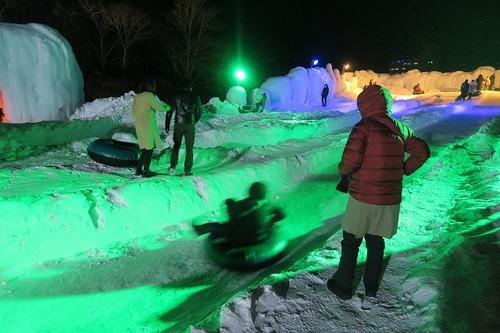 20年以上ぶりの北海道旅④層雲峡温泉 氷瀑まつり 20年以上ぶりの北海道旅④層雲峡温泉 氷瀑まつり