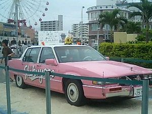 チェケラッチョ！！のピンクタクシー