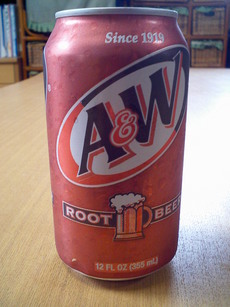 Ａ＆Ｗのルートビア缶