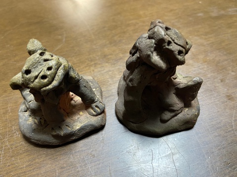 島武巳のミニシーサー 島武巳のミニシーサー