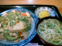 ゴーヤチャンプルー定食