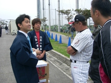 千葉ロッテマリーンズに黒麹酢を寄贈!
