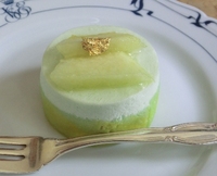 おいしかった！ナハテラスのスイーツ♪　メロンのムース☆ 2012/04/03 18:24:58