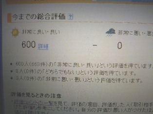 評価600