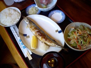 サンマ定食