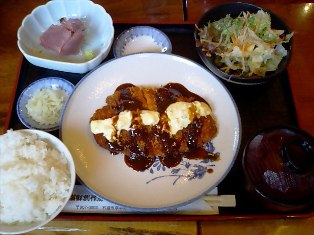 チキンカツ定食