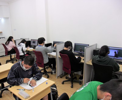 部活の前後で自習！