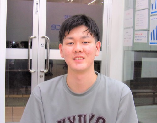 ハヤキ君（球陽高校）　推薦合格おめでとう！