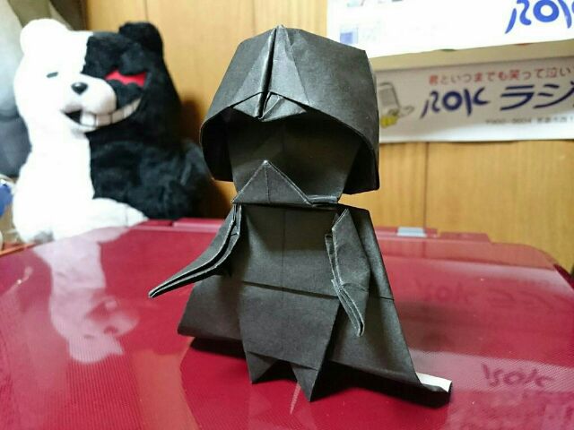 折紙作品 ダース ベイダー 趣味はね誰にも邪魔されず自由で なんというか救われてなきゃあダメなんだ その2
