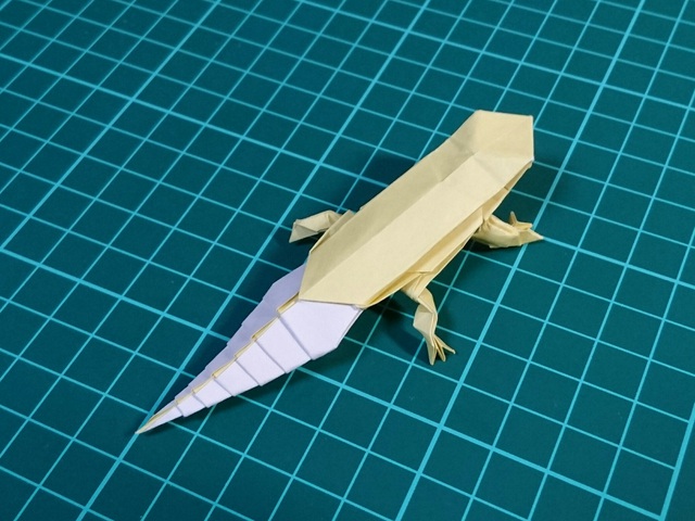 折り紙作品 ヒョウモントカゲモドキ 趣味はね誰にも邪魔されず自由で なんというか救われてなきゃあダメなんだ その2