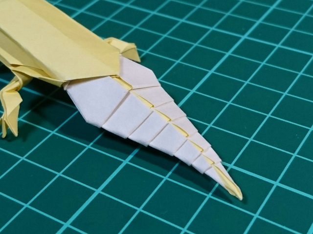 折り紙作品 ヒョウモントカゲモドキ 趣味はね誰にも邪魔されず自由で なんというか救われてなきゃあダメなんだ その2