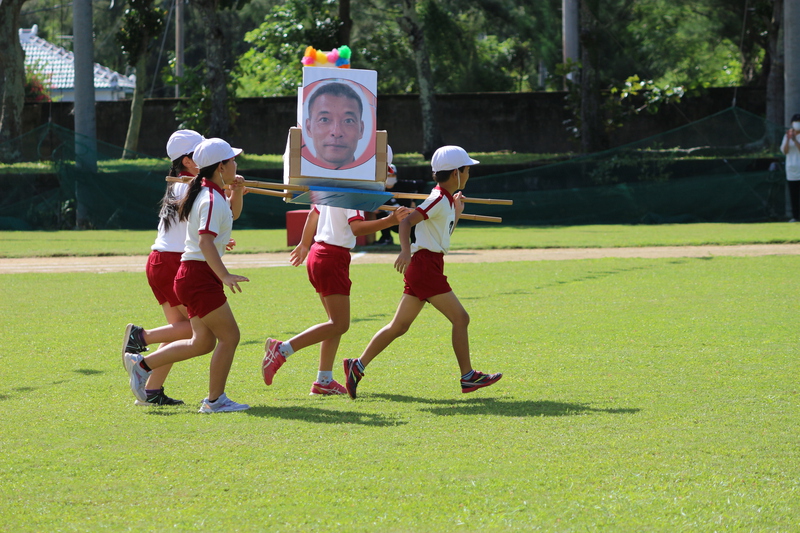 9月26日(日) 【運動会】～プログラム３番 障害物リレー～│恩納村立安富祖小学校