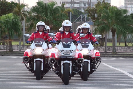 2020年沖縄県警察年頭視閲式を見にいきました。