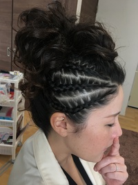 ヘアセット❤️サンキュー 2018/01/07 01:42:23