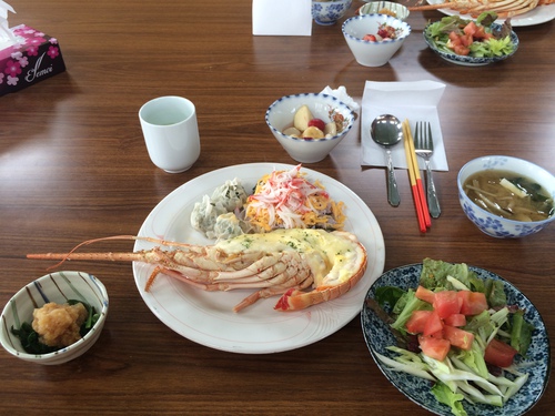 島野菜をいっぱい食べました！