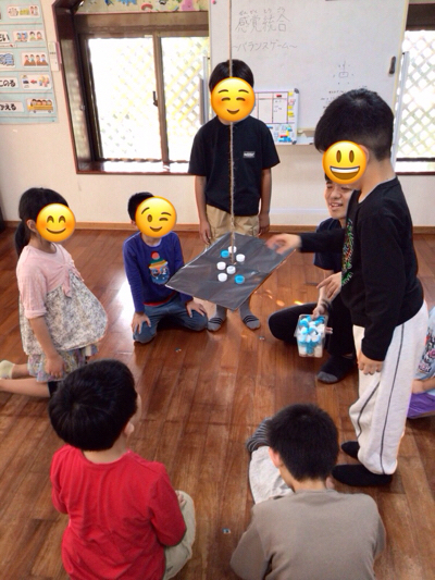 感覚統合ーバランスゲームー(見る力と集中力)